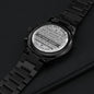 Engraved Black Watch - From Son