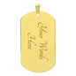 Fear Not Dog Tag