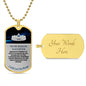 Badass Daughter Dog Tag