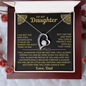 To My Daughter | Always My Little Girl -- Love, dad | Forever Love Necklace