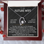 Beautiful Future Wife | The Day I Met You | Forever Love Necklace | Blk