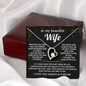 To My Beautiful Wife | Always & Forever | Forever Love Necklace