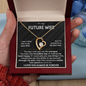 Beautiful Future Wife | The Day I Met You | Forever Love Necklace | Blk