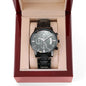Engraved Black Watch - From Son