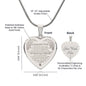 My Husband My Angel Pendant Necklace