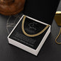 To My Son | Forever and Always | Cuban Link Chain