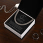 To My Son | Forever and Always | Cuban Link Chain