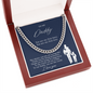 To My Daddy | You are My First Hero, I Love You. | Cuban Link| Blue
