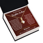 To Our Future Daughter In Law | We Did Not Choose You | Alluring Necklace