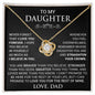 To My Daughter-Love Dad- Never Forget You Are Braver Blk Crown