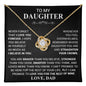 To My Daughter Never Forget I Love You- Straighten Your Crown Love Dad