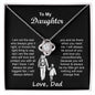 To My Daughter Love Dad- Not Get it Right-- Love Knot