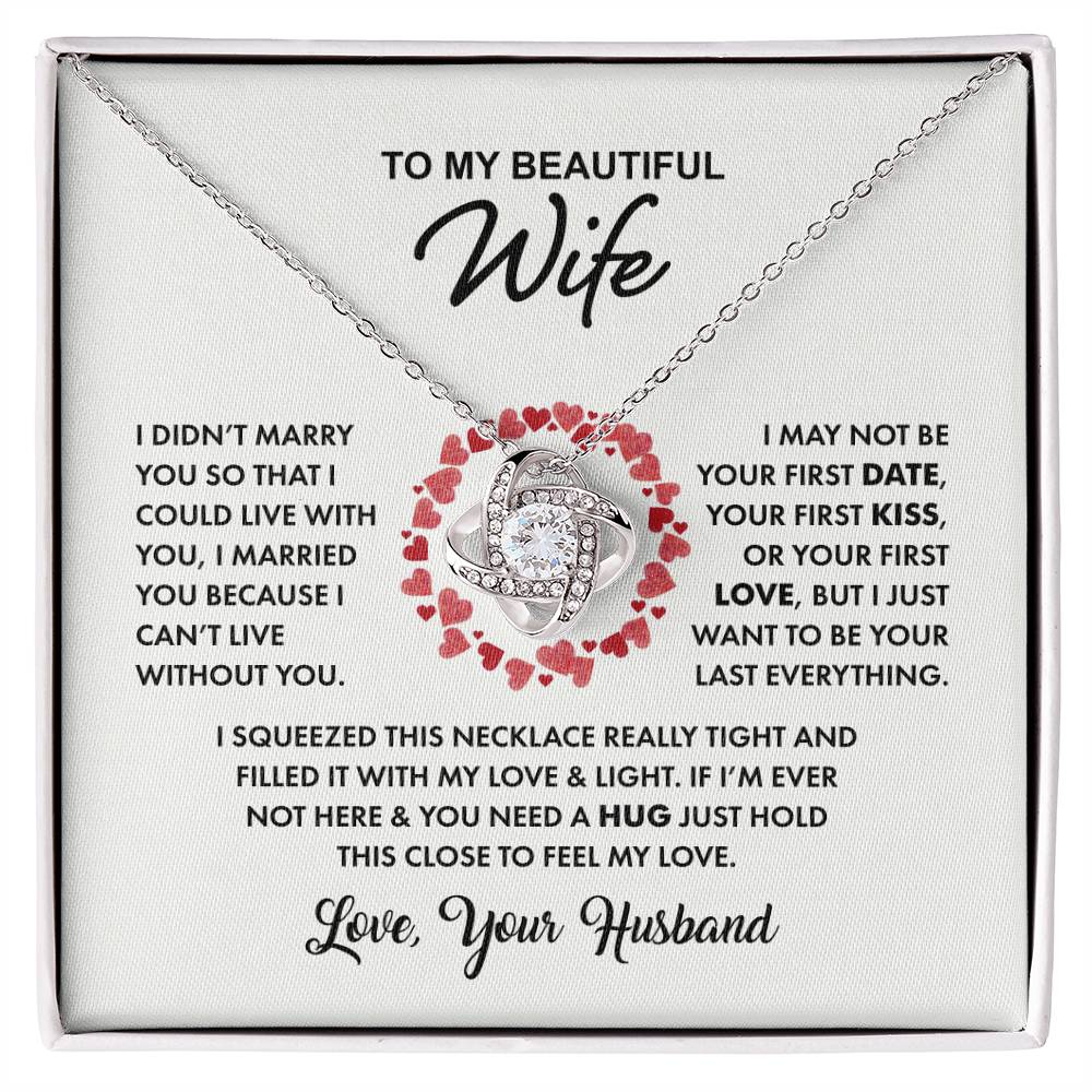 To My Beautiful Wife-Hearts Center