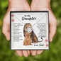 To My Daughter - Pink Heart Lions Love Dad
