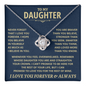 To My Daughter | Never Forget I Love You | I Love You Forever and Always