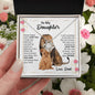 To My Daughter - Pink Heart Lions Love Dad