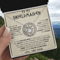 To my Shieldmaiden - I Love You To Valhalla And Back | Love Knot Necklace