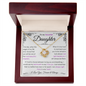 To My Beautiful Daughter | Pages of Life End | Purple| Love Knot