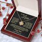 To My Love-- I Didn't Marry You-- I Love You Knot