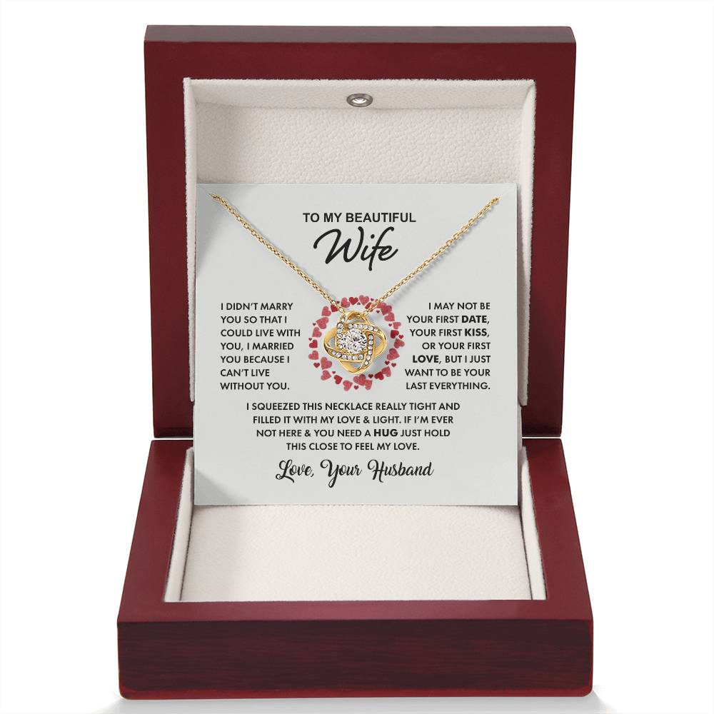To My Beautiful Wife-Hearts Center