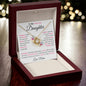 To My Precious Daughter- Love Mom Pink Words
