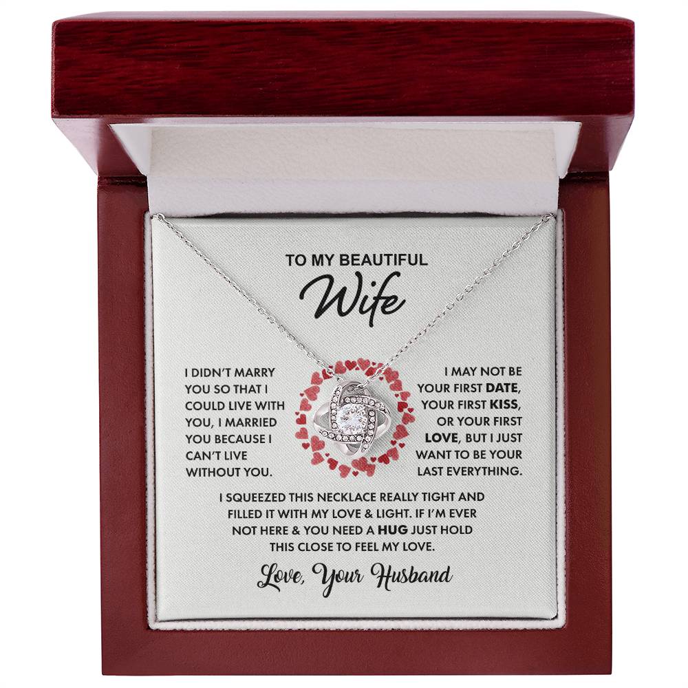 To My Beautiful Wife-Hearts Center