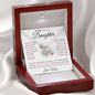 To My Precious Daughter- Love Mom Pink Words
