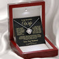 To My Beautiful Wife-- I Squeezed This Necklace Really Tight