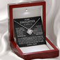 To My Daughter-Love Dad- Never Forget You Are Braver Blk Crown