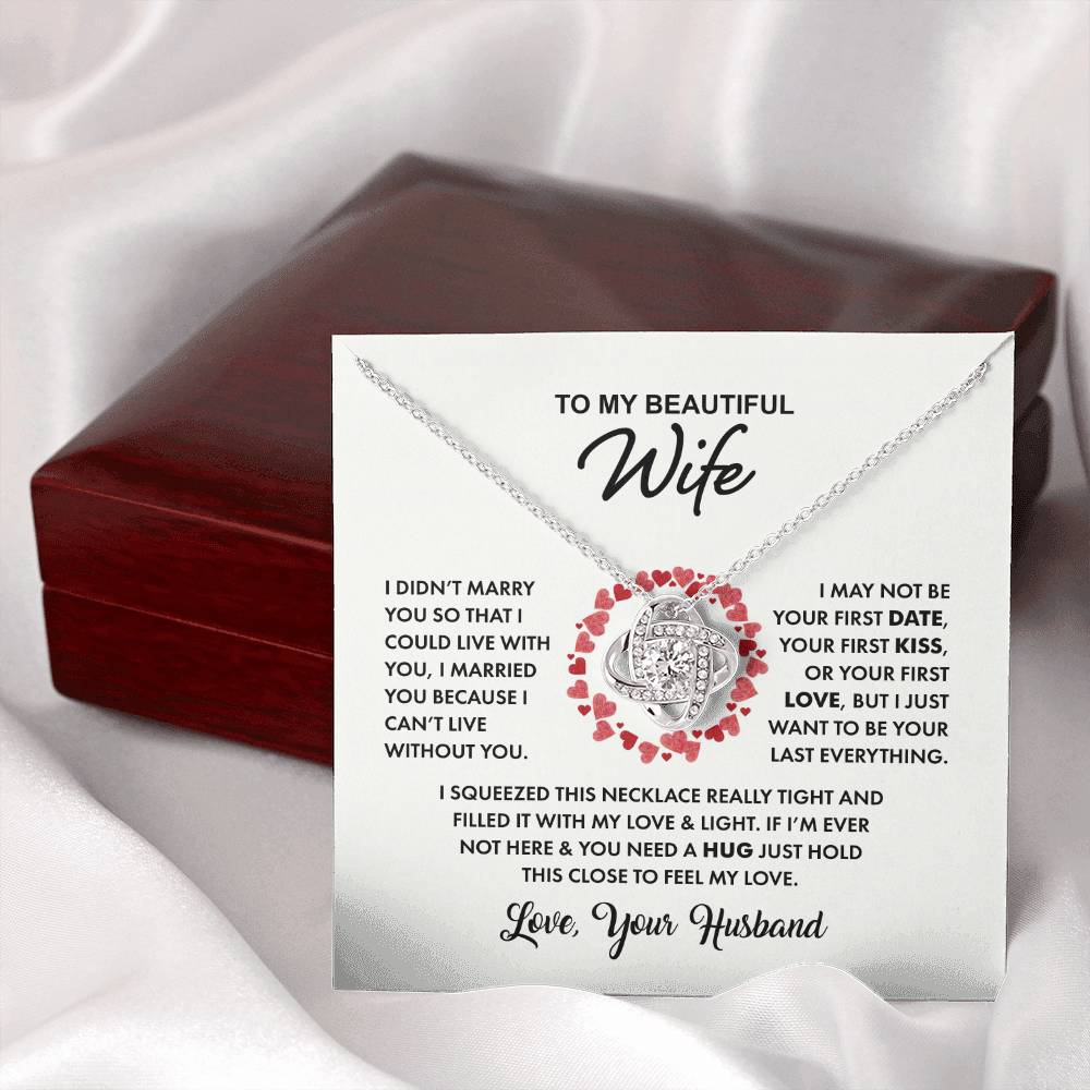 To My Beautiful Wife-Hearts Center