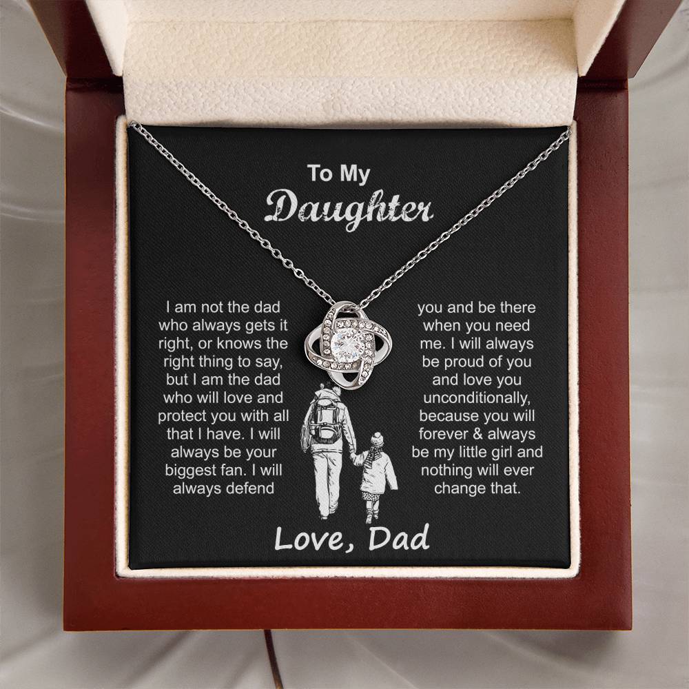 To My Daughter always my little girl- Love, Dad