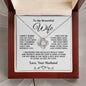 To My Beautiful Wife --I Did Not Marry You--Knot Hearts