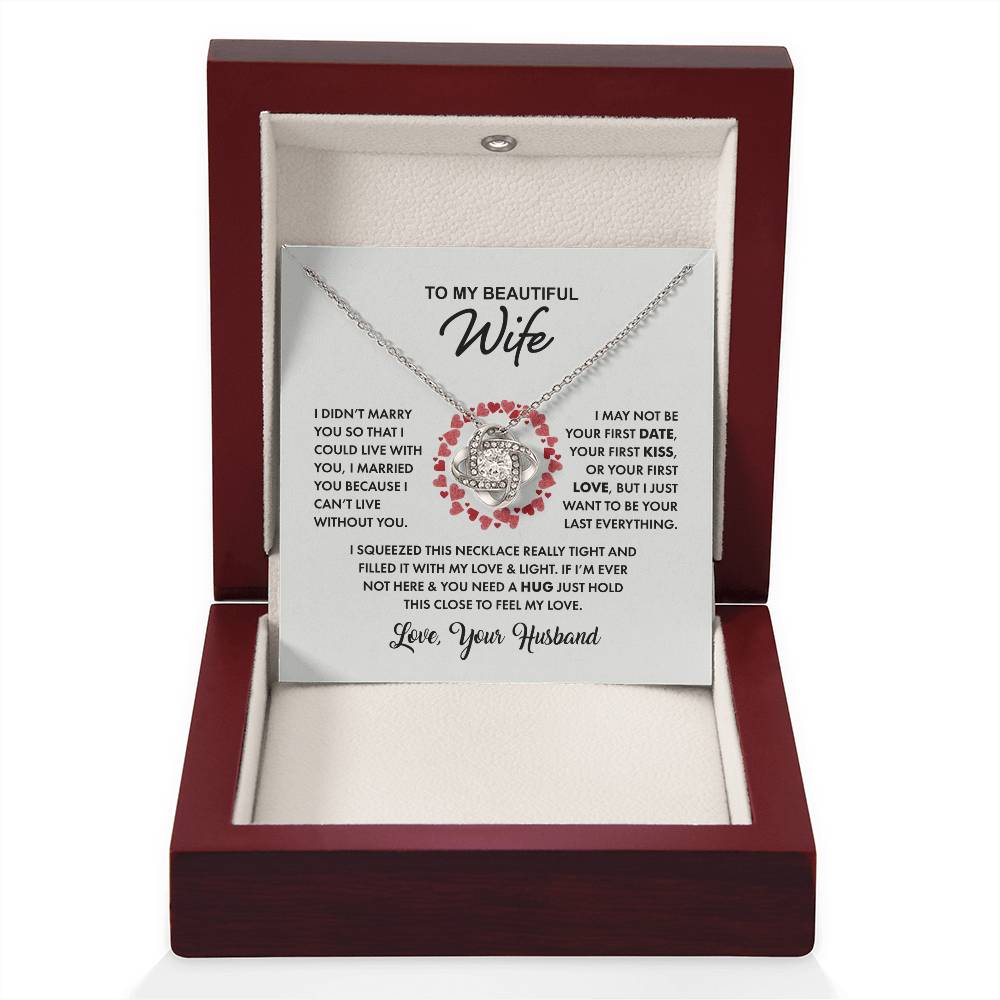 To My Beautiful Wife-Hearts Center