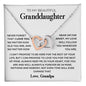 My Beautiful Granddaughter - Love grandpa - Interlock