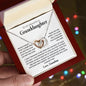 To My Beautiful Granddaughter- Love Grandma Interlock