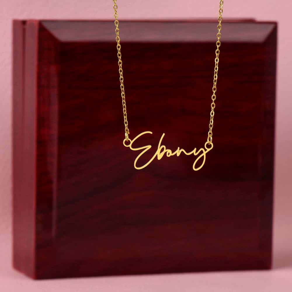 Life Doesnt Come With A Manual, It Comes With A- Name Necklace