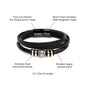 To My Son | Leather Bracelet | Love you Forever