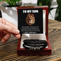 To My Son Bracelet- Love Dad