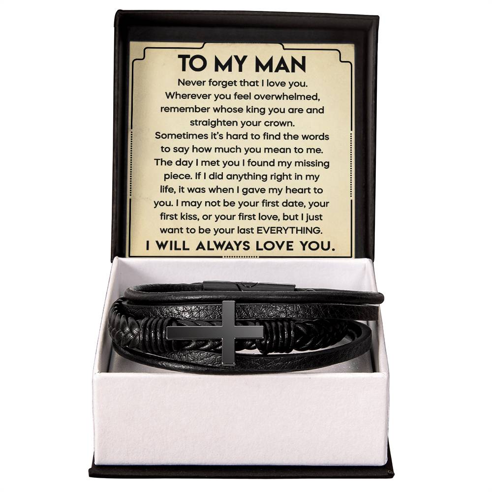 To My Man Your Last Everything Bracelet