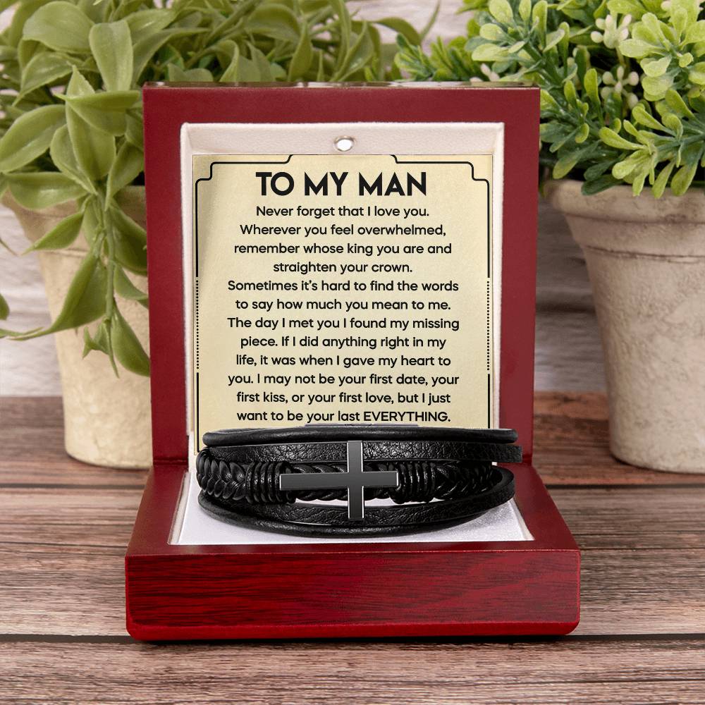 To My Man Your Last Everything Bracelet