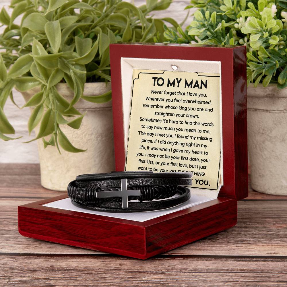 To My Man Your Last Everything Bracelet