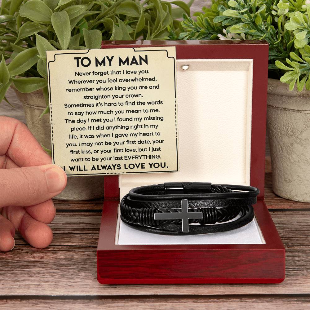 To My Man Your Last Everything Bracelet