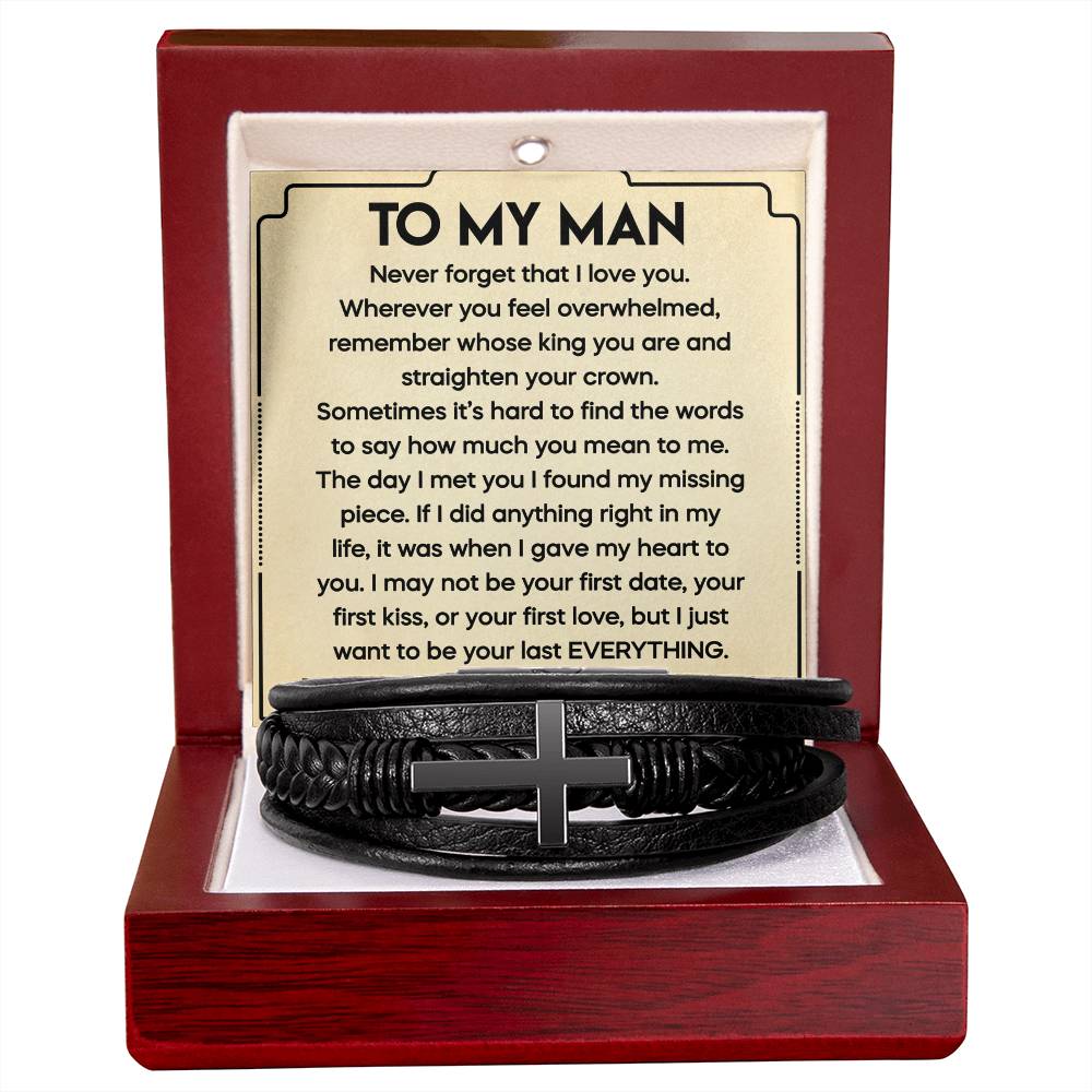 To My Man Your Last Everything Bracelet