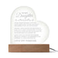 To My Daughter - Love You Forever Plaque