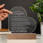 To My Daughter - Love You Forever Plaque