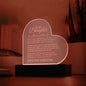 To My Daughter - Love You Forever Plaque