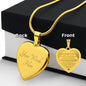 My Husband My Angel Pendant Necklace