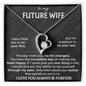 Beautiful Future Wife | The Day I Met You | Forever Love Necklace | Blk