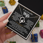 To My Beautiful Wife | Always & Forever | Forever Love Necklace
