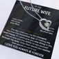 Beautiful Future Wife | The Day I Met You | Forever Love Necklace | Blk